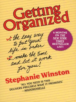 cover image of Getting Organized